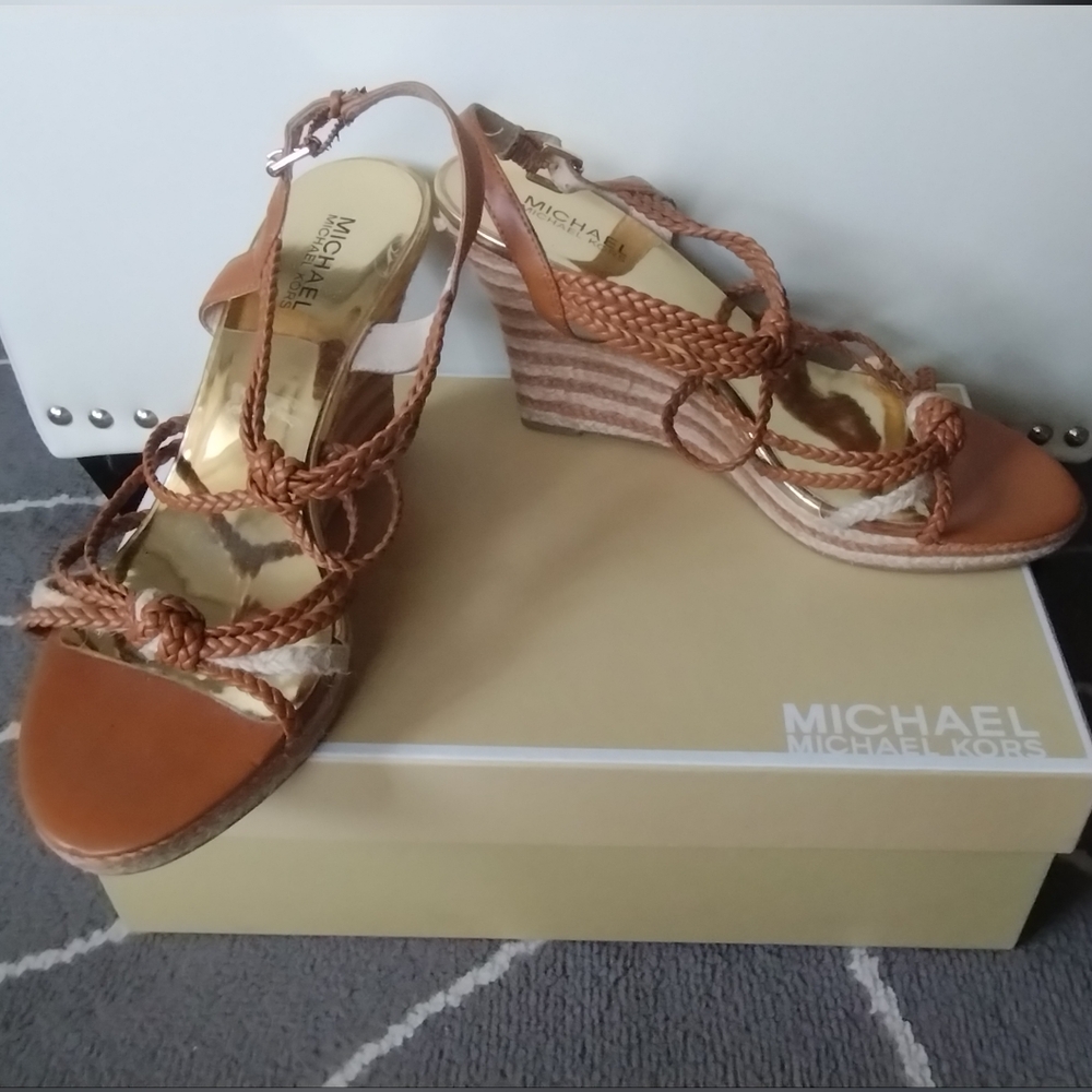 Michael Kors Summer Wedge Espadrilles in Box